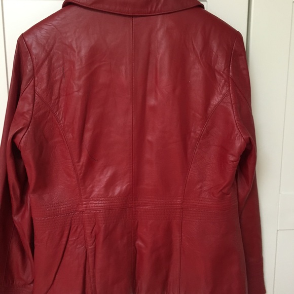 Designer genuine lamb leather jacket - Picture 2 of 7